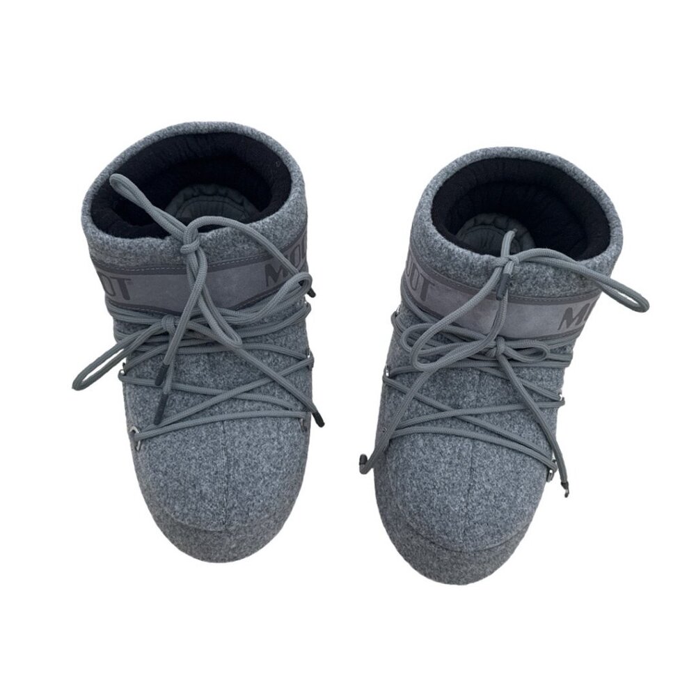 Moon Boot Iconic Low Felt Boots size4.5/ 6 - Picture 2 of 7